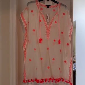 Jcrew xxs swim coverup NWT